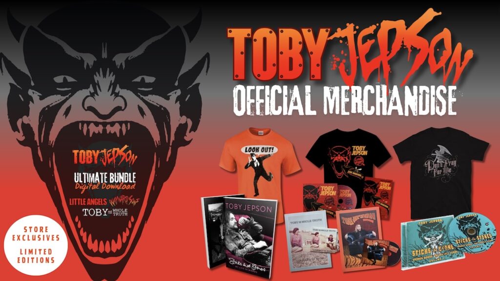 toby Jepson official merchandise planet rock, Little Angels, Wayward Sons